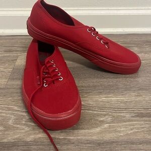 Vans Monochrome Red